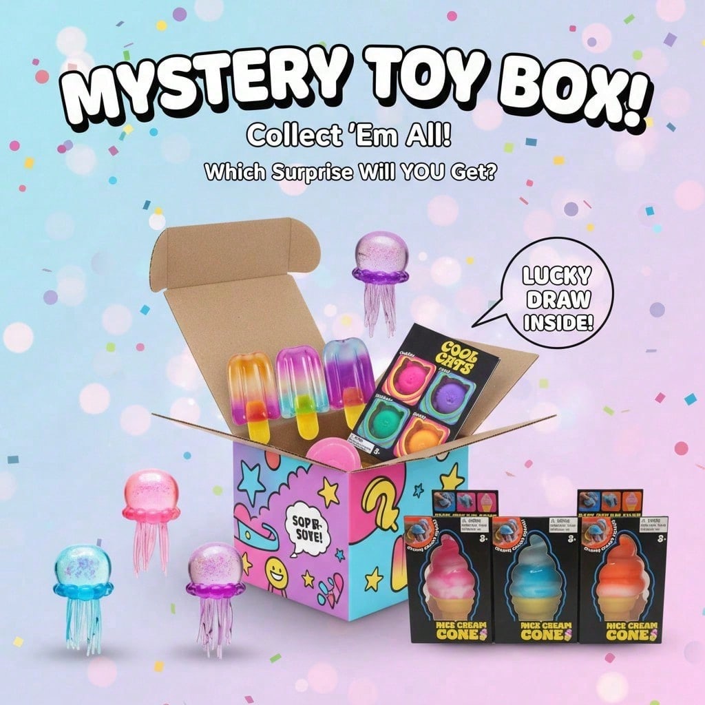 100+ Pieces Assorted Squishy F - Mystery Box Blind Bag 评论和价格
