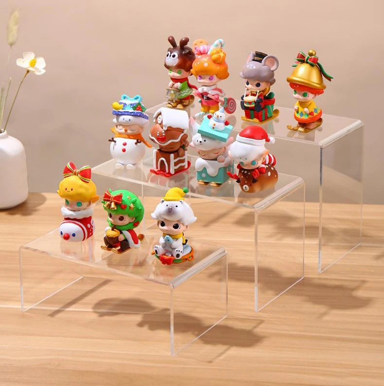 5 Size Acrylic Display Risers  - Pop Display Shelf 评论和价格
