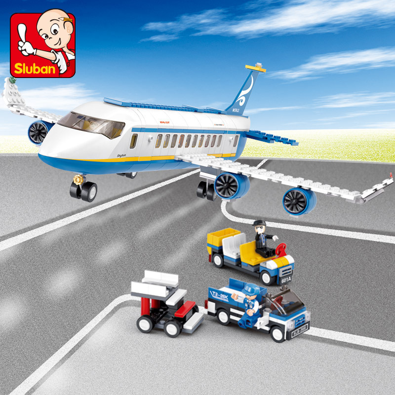 SLUBAN City Aviation Airport A - Model Airplane Plastic 评论和价格