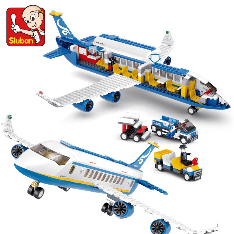 SLUBAN City Aviation Airport A - Model Airplane Plastic 评论和价格