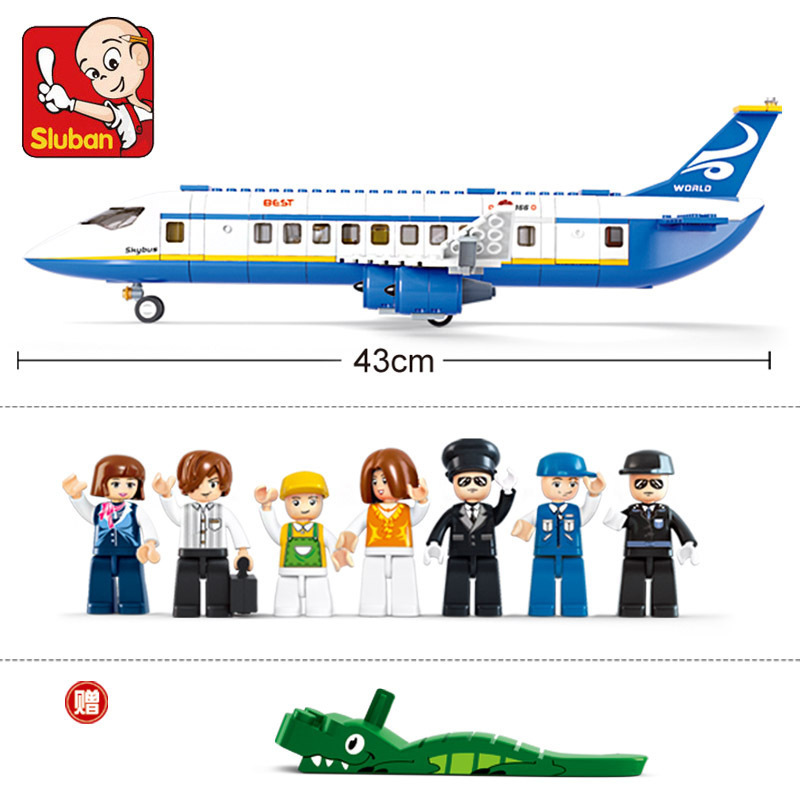 SLUBAN City Aviation Airport A - Model Airplane Plastic 评论和价格